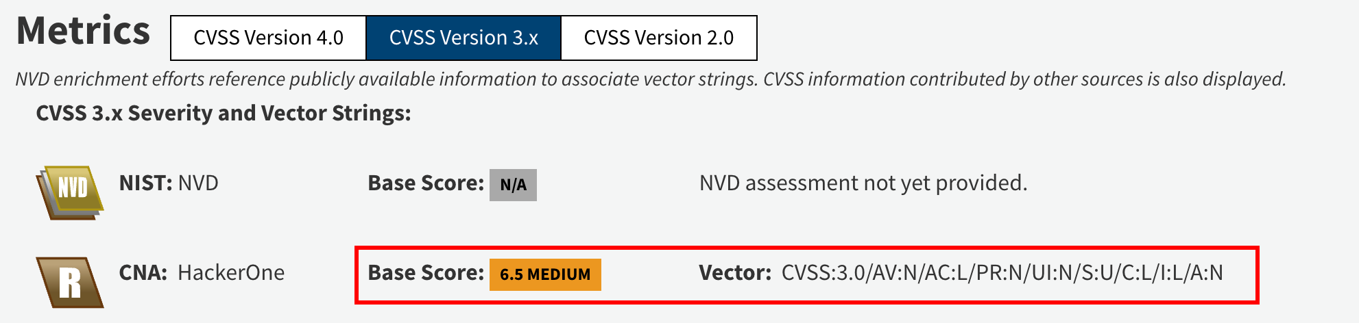 CVSS Scoring